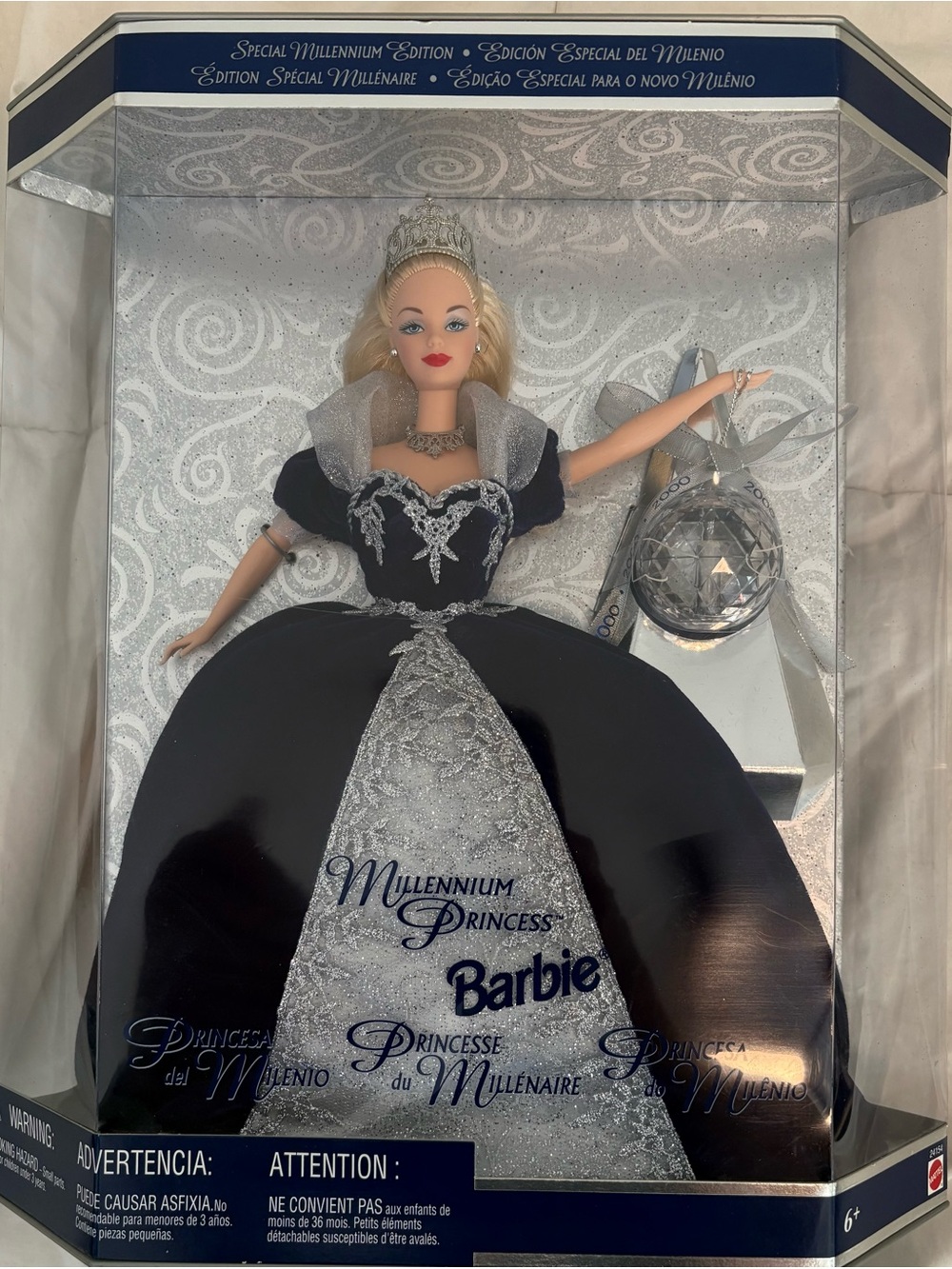 Barbie Special Millennium Princess Doll - Black & Silver Gown